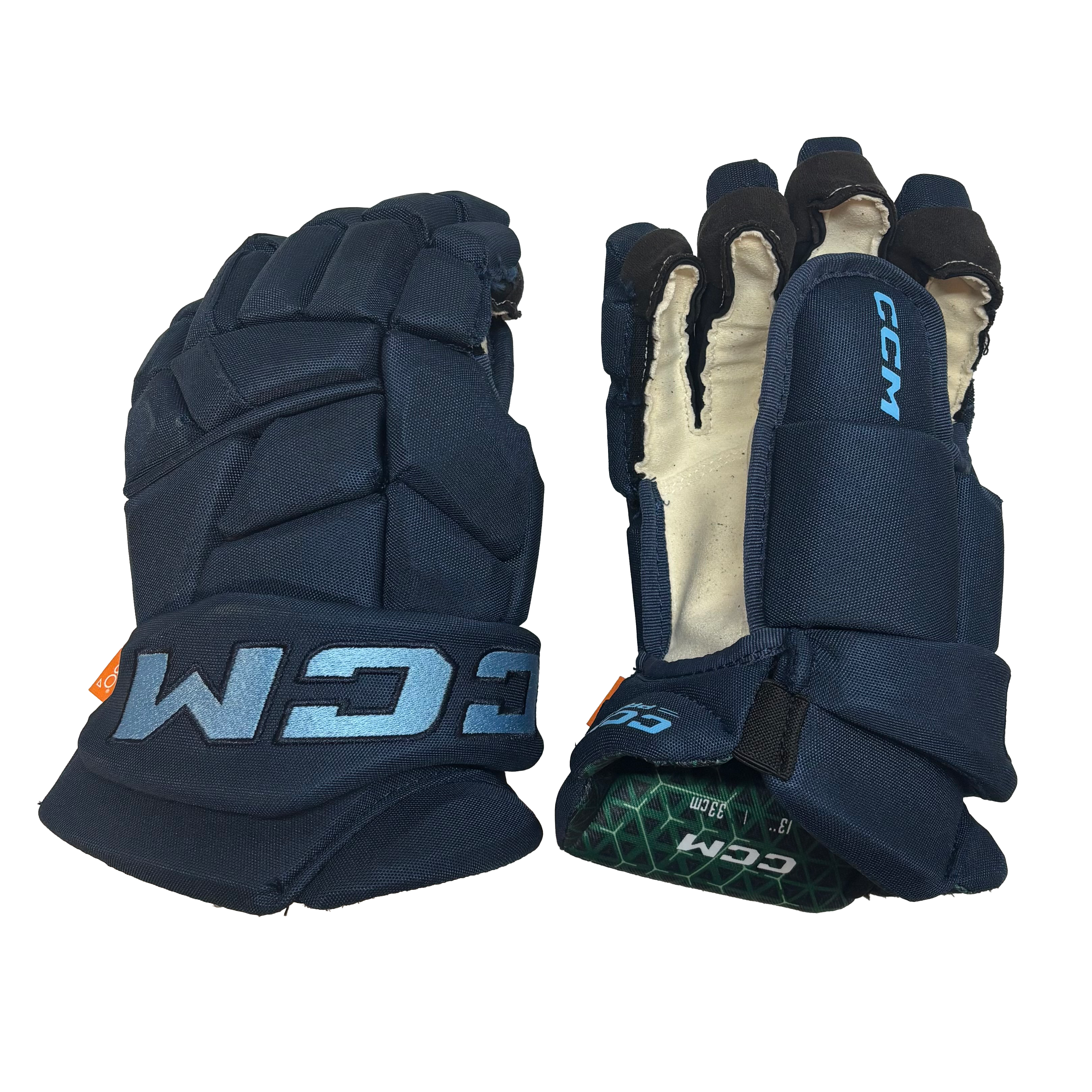 CCM Jetspeed FTW - PWHL Pro Stock Glove - Toronto Sceptres (Navy/Powder Blue)